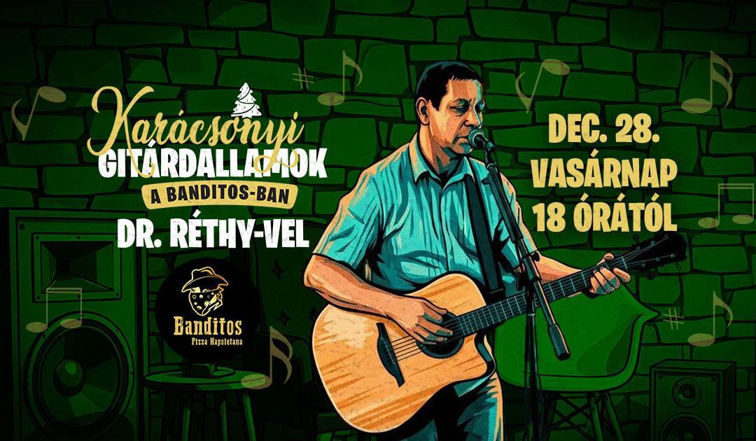 Karácsonyi Gitárdallamok 2025 – Dr. Réthy Istvánnal, a Pincében